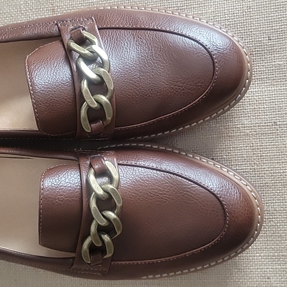 Naturalizer Chestnut Emmal Loafer 11m Vegan Leather - Picture 2 of 7